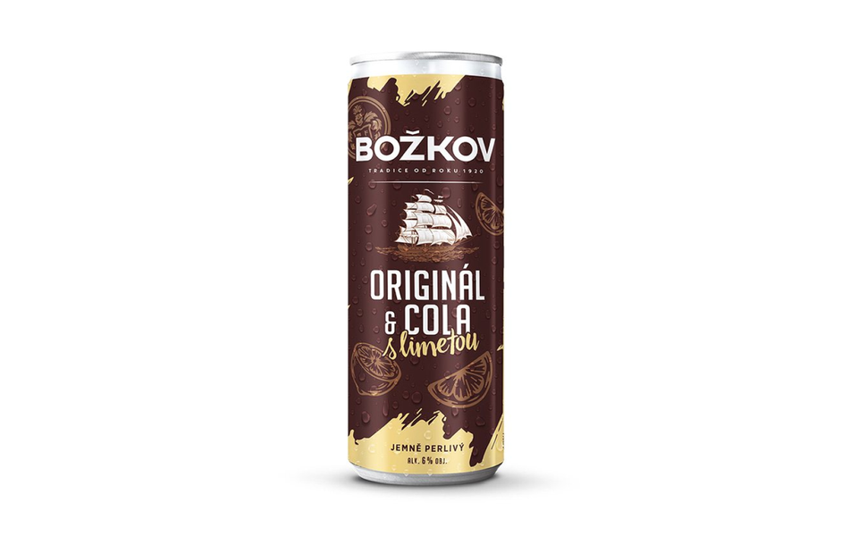 Božkov Originál & cola s limetou