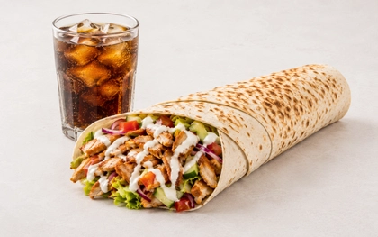 Tortilla gyros + cola