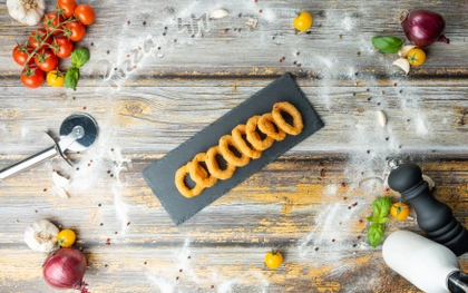 Cibulové kroužky 8 kusů