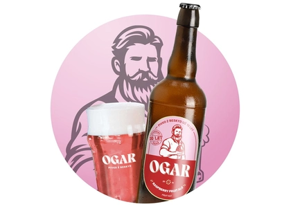 Ogar Raspberry Fruit Ale 9° 0,75l Sklo