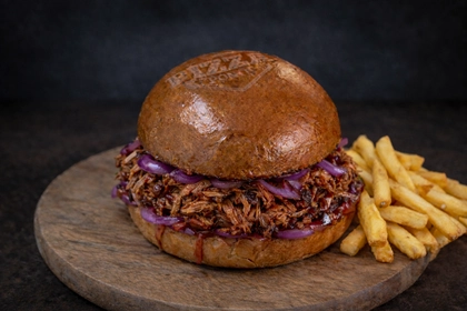 Trhaný burger menu