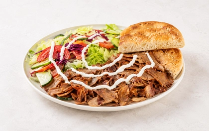 Velký Talíř Kebab + turecký chléb