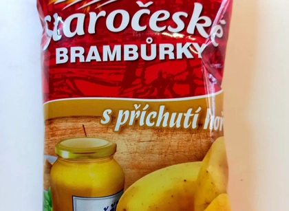 Staročeské brambůrky hořčice
