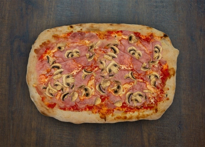 16. Prosciutto e funghi Pinsa
