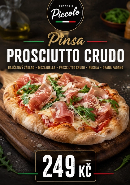 Pinsa prosciutto crudo