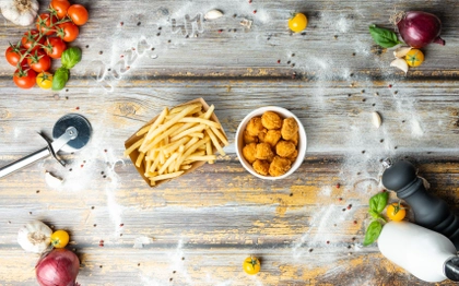 Kuřecí popcorn menu