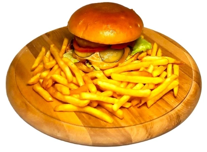 Snack Cheeseburger, hranolky