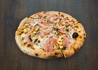 Speck tirolese con funghi 40cm