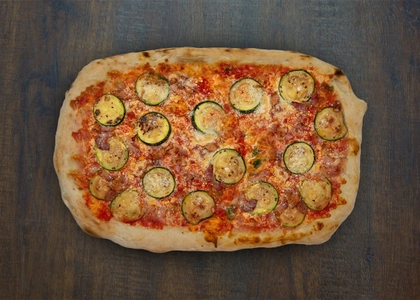21. Zucchine e pancetta Pinsa