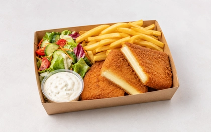 Smažený sýr box