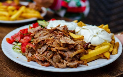 6. Kebab + hranolky