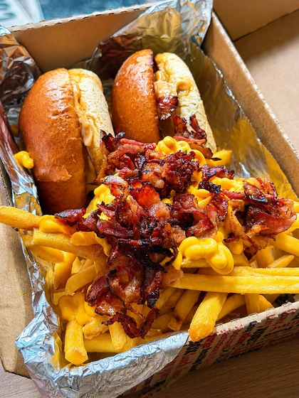 Burger cheddar box
