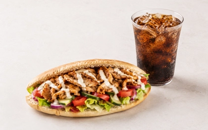 Pita gyros + cola