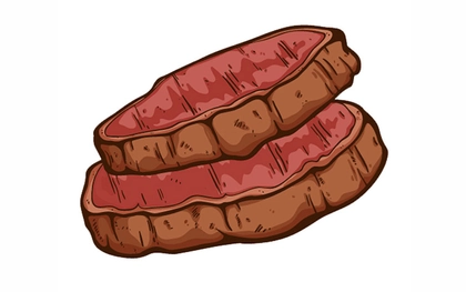 1. Kuřecí steak v gorgonzolové omáčce